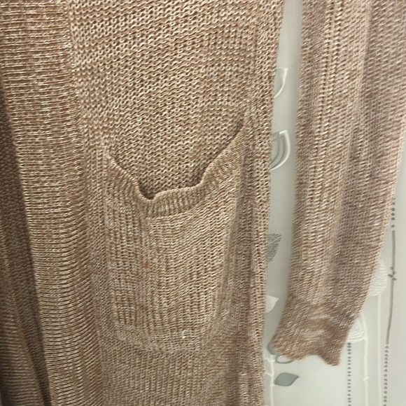 Long sleeve beige cardigan size small - Picture 2 of 5